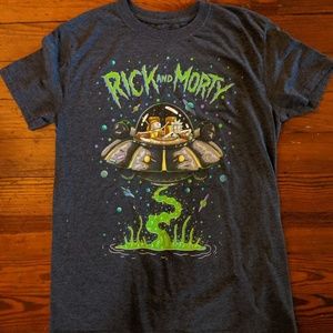 Rick & Morty Dark Blue T Shirt